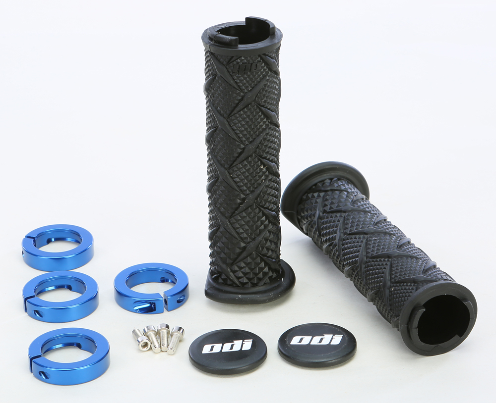 ATV X-TREME LOCKON GRIP BLACK/BLUE
