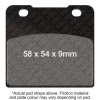 EBC Semi-Sint Vee Brake Pads