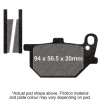 EBC Semi-Sint Vee Brake Pads