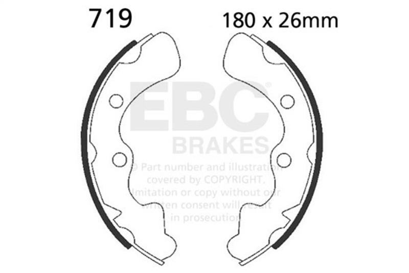 EBC Powersport Brake Shoes