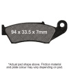 EBC R Sintered Brake Pads